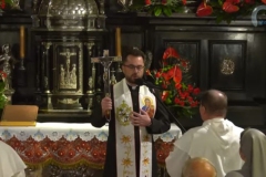 2023-10-22 Trzeci dzień II Międzynarodowego Konwentu Templariuszy, Apel Jasnogórski na Jasnej Górze w Częstochowie