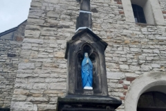 2023-10-22 Trzeci dzień II Międzynarodowego Konwentu Templariuszy, zaprzysiężenie Giermka w starym Kościele Templariuszy pw. Św. Bartłomieja w Gliwicach