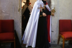 2023-10-22 Trzeci dzień II Międzynarodowego Konwentu Templariuszy, zaprzysiężenie Giermka w starym Kościele Templariuszy pw. Św. Bartłomieja w Gliwicach