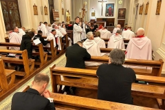 1.03.2024 - XXIV Konwent Templariuszy w WSD w Kielcach - Droga krzyżowa