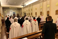 1.03.2024 - XXIV Konwent Templariuszy w WSD w Kielcach - Droga krzyżowa