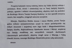 2024-04-17 Akt zawierzenia rodzin Bożej Opiece, Parafia pw Św Anny, Zabrze