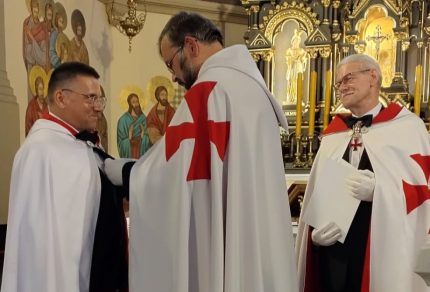 2023-07-19 - Templariusze w Zabrzu modlili się w intencji nawrócenia wrogów Kościoła
