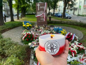 Templariusze modlą się za ofiary Rzezi Wołyńskiej