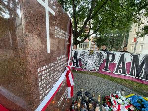 Templariusze modlą się za ofiary Rzezi Wołyńskiej