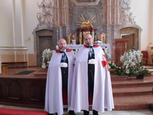 Templariusze modlą się za ofiary Rzezi Wołyńskiej