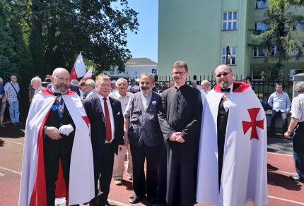 Templariusze modlą się za ofiary Rzezi Wołyńskiej
