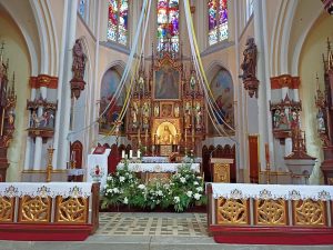 2023-06-18 - Templariusze OECTH - rocznica święceń kapłańskich Abp Józefa Gawliny oraz Narodowy Dzień Powstań Śląskich w Raciborzu