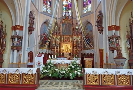 2023-06-18 - Templariusze OECTH - rocznica święceń kapłańskich Abp Józefa Gawliny oraz Narodowy Dzień Powstań Śląskich w Raciborzu