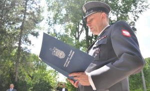 2023-06-18 - Templariusze OECTH - rocznica święceń kapłańskich Abp Józefa Gawliny oraz Narodowy Dzień Powstań Śląskich w Raciborzu