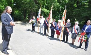 2023-06-18 - Templariusze OECTH - rocznica święceń kapłańskich Abp Józefa Gawliny oraz Narodowy Dzień Powstań Śląskich w Raciborzu
