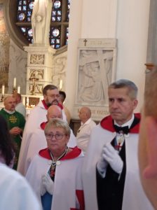 2023-07-09 - Niepokalanów, Templariusze otrzymali od Franciszkanów Relikwie św Maksymiliana Kolbe