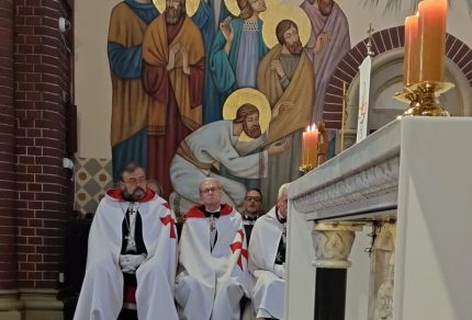 2023-09-20 - Templariusze w Zabrzu modlili się w intencji nawrócenia wrogów Kościoła