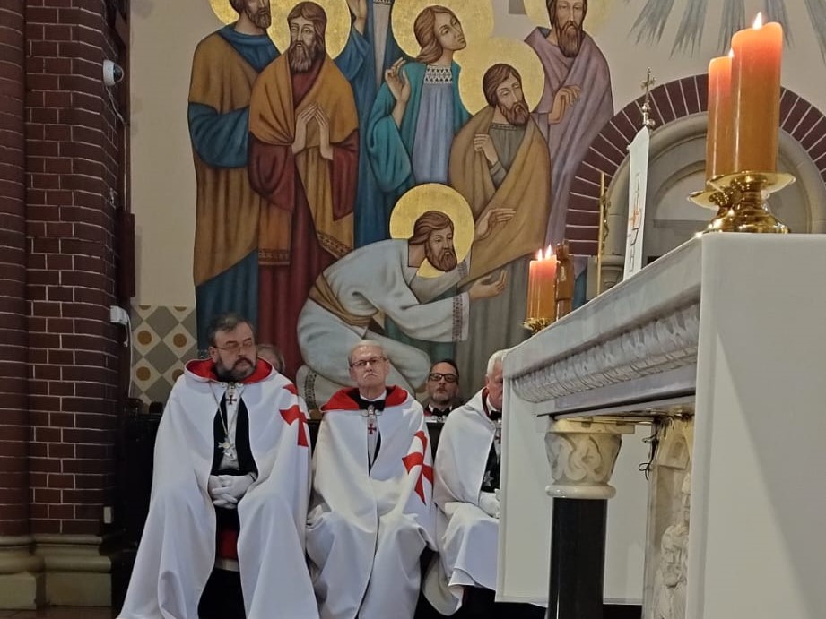 2023-09-20 - Templariusze w Zabrzu modlili się w intencji nawrócenia wrogów Kościoła